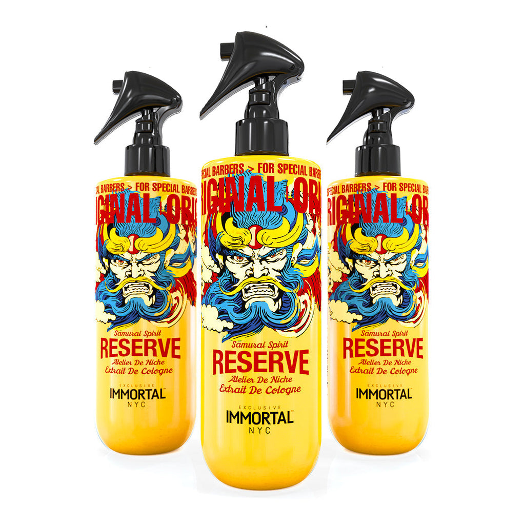 Immortal NYC Original Samurai Spirit Reserve Eau de Cologne Aftershave 500ML