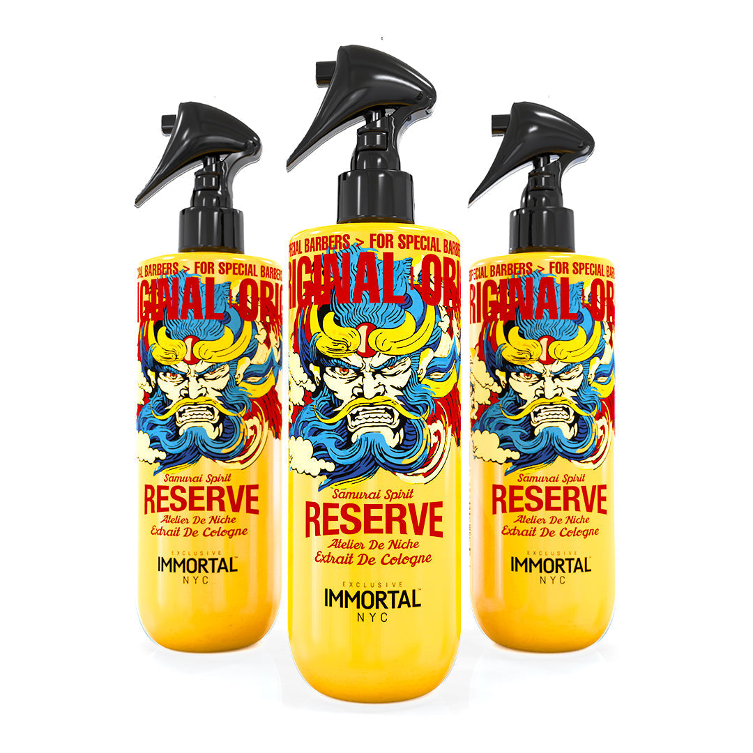 Immortal NYC Original Samurai Spirit Reserve Eau de Cologne Aftershave 500ML