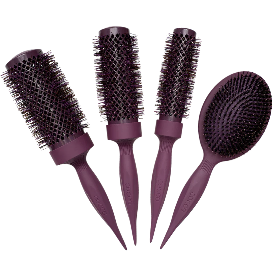 Cocco Aura Vent Boar Brush Set
