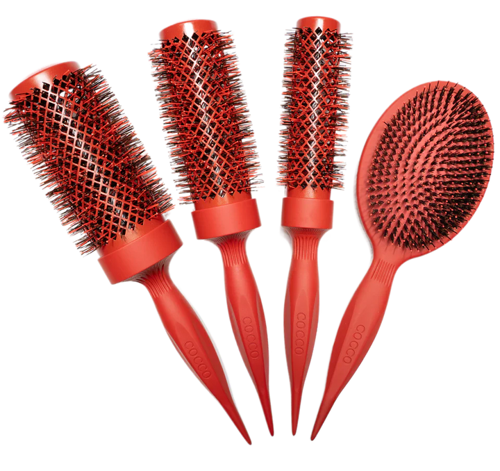 Cocco Aura Vent Boar Brush Set
