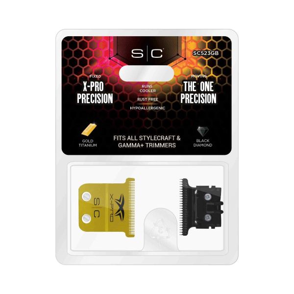 S|C Gold X-Pro Precision Trimmer Blade & The One Precision DLC Cutting Blade