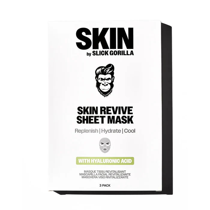 Slick Gorilla Skin-Revive Sheet Masks (3 Pack)