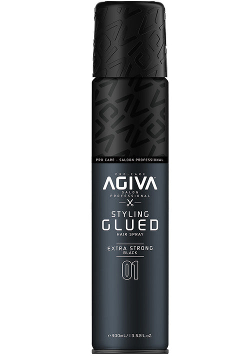 Agiva Hair Styling Spray Glued Black 02 400 mL
