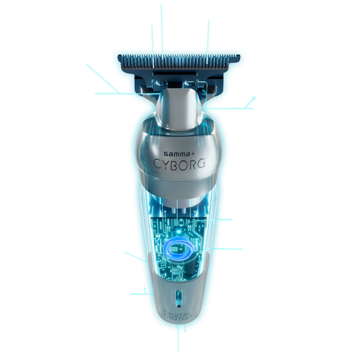 CYBORG PROFESSIONAL METAL HAIR TRIMMER WITH DIGITAL BRUSHLESS MOTOR-GP401S
