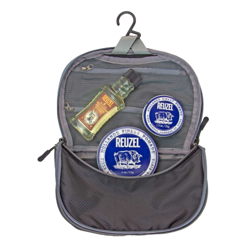Reuzel Strong Pomade (Blue) Dopp Bag